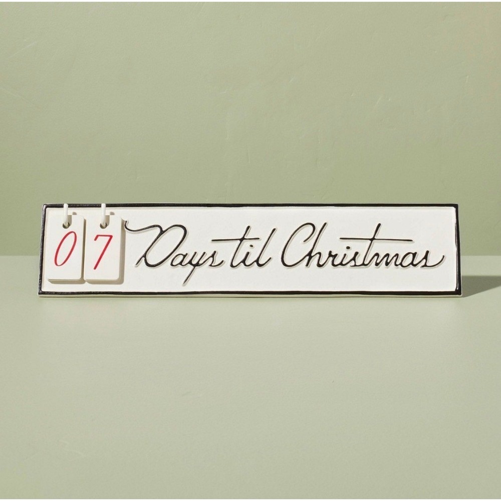Days 'Til Christmas Countdown Advent - Hearth & Hand Magnolia, Target 2024